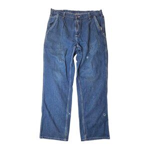 Men's Carhartt 382-83 Dungaree Fit Carpenter/Industrial/Work Jeans size: 36/32